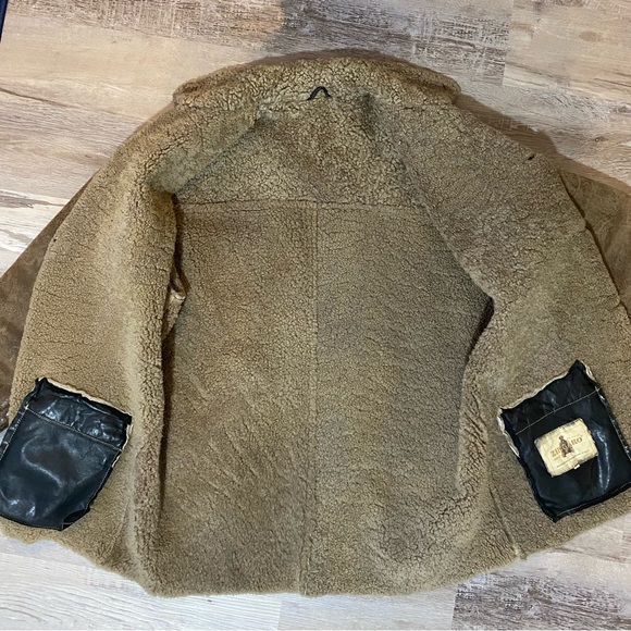 RARE Rugged  The Original Zingaro Leather Coat Manufacturer Of Italy Mens XXL - Picture 5 of 15